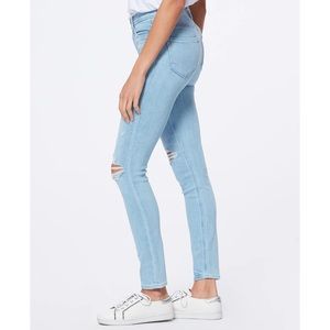 Paige Verdugo Ankle Light Denim Distressed 26